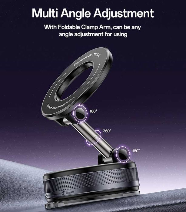 Yesido C228 — Магнитный Автомобильный Держатель Вакуум. Есть доставка