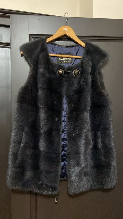 Норковая жилетка