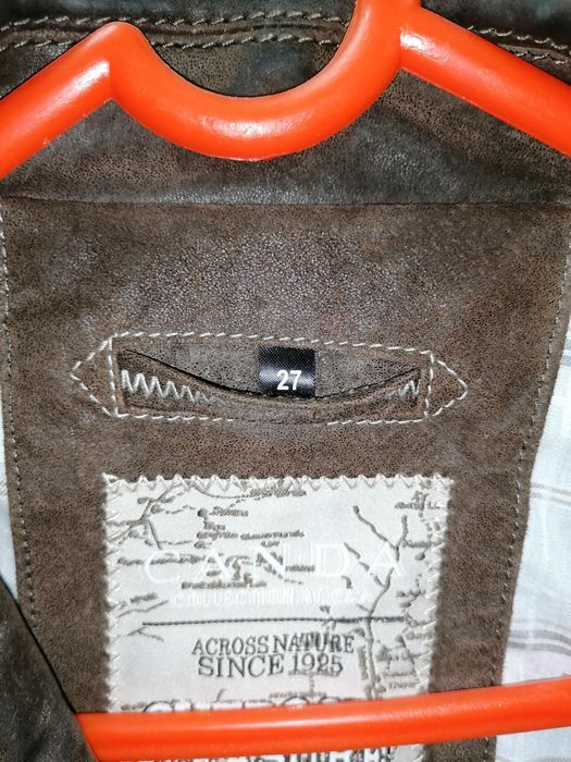 Geaca  bărbătească piele întorsa