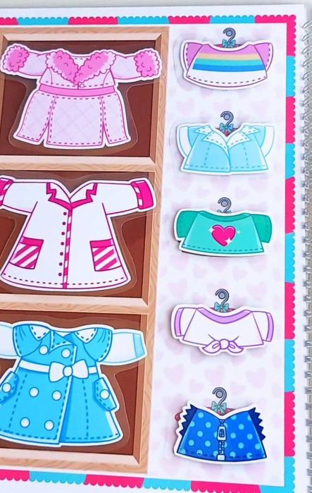 Детский альбом, игра на липучках ЛОЛ