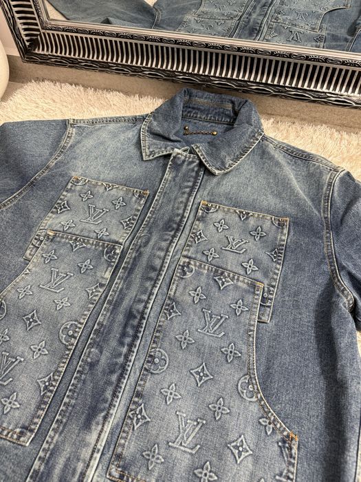 Compleu blugi/denim Louis Vuitton  Carpenter Premium colectie noua