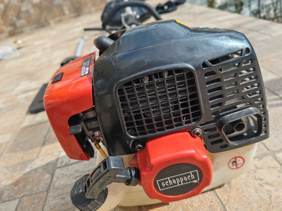 Set Motocoasă pe benzină, Scheppach, multifuncțională, 4 în 1