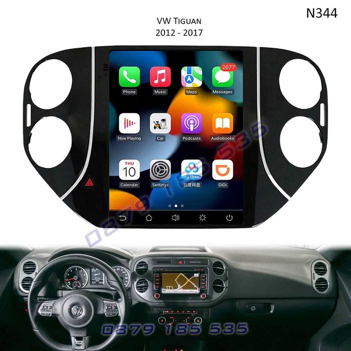 Мултимедия навигация Android Carplay VW Tiguan Face тигуан екран