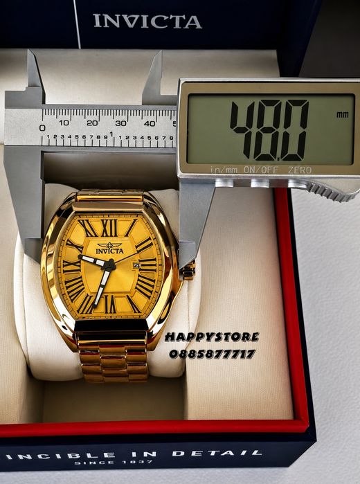 INVICTA Shadow Gold 48 mm, Инвикта нов мъжки часовник