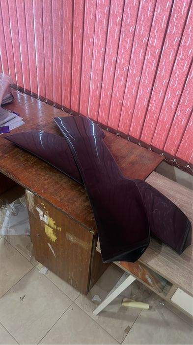 Спойлер за Audi A3 2003 до 2008 8P с 2 и 4 врати - RS3 Style черен лак