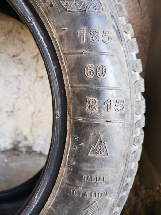 Продавам зимни гуми 185/60/R15 дот-3117