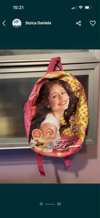 Ghiozdan gradi Soy Luna, microfon Soy Luna si tricou