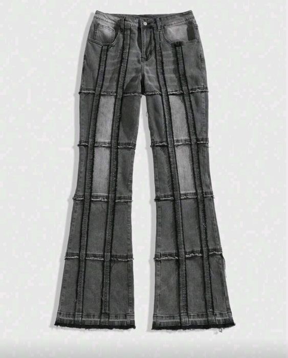 Нови военни дънки baggy панталони камуфлаж  Loose Fit Jeans карго Хл Л