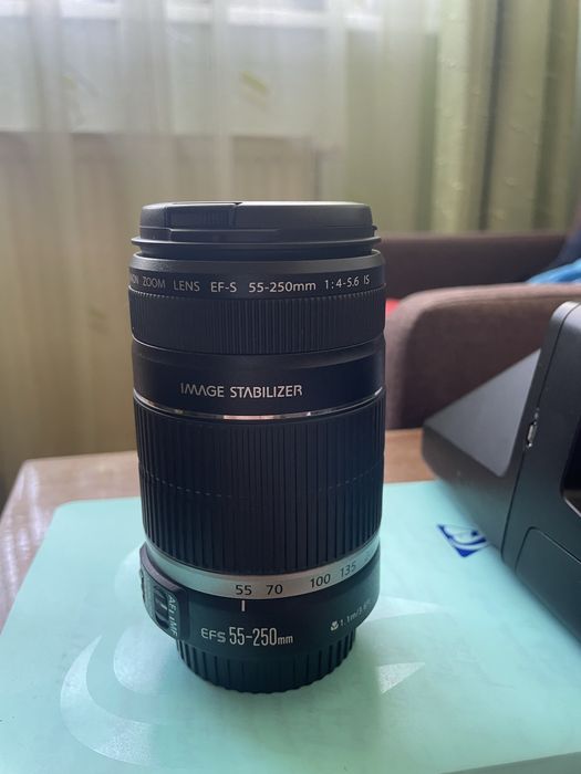 Canon eos 70 D cu obiective 18-55 mm IS Stm si 55-250 Is