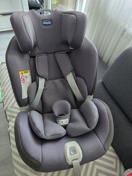Chicco - Scaun auto Seat Up 012 Isofix, JetBlack (Negru), Grupa 0/1/2 (0-25 Kg)