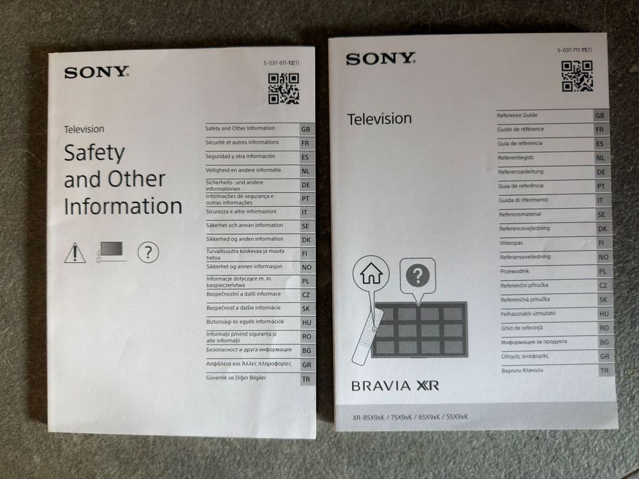 Sony LED FullAray телевизор