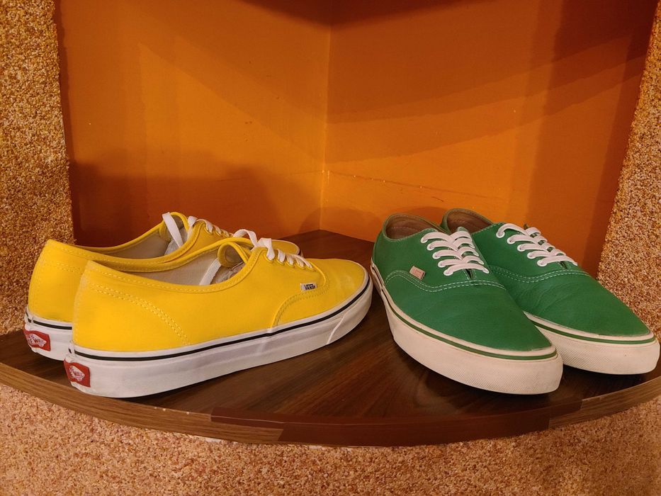 Pantofi (sneakers) Vans Classic Skateboard TB9C Galben + Verde