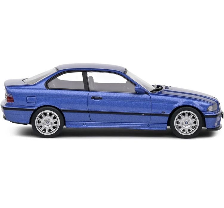 BMW E36 M3 COUPE machetă auto scara 1:43 (10 cm) albastru SOLIDO