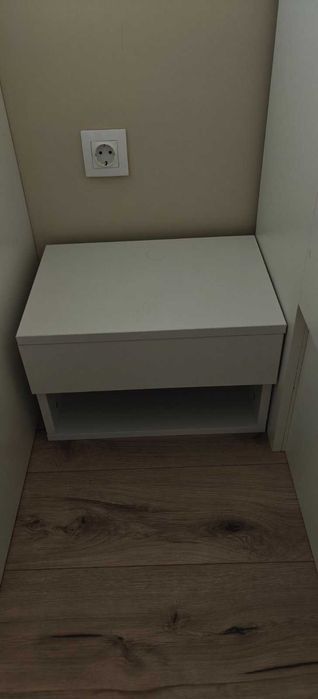 Нощно шкафче Jamot - Бяло