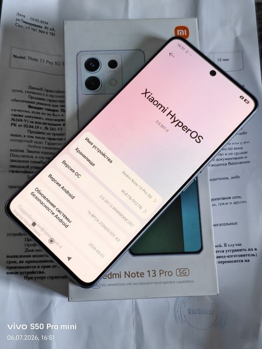 Redmi Note 13 Pro 5G 512 gb Ram 12