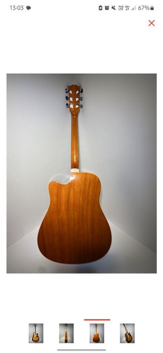 Гитара Adagio MDF-4171CE SB Brown