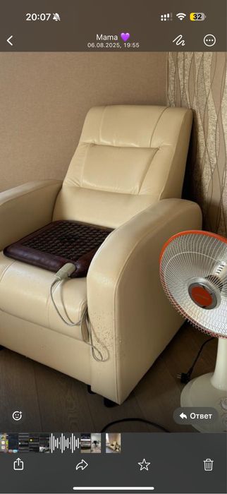 4 Кресла кож зам