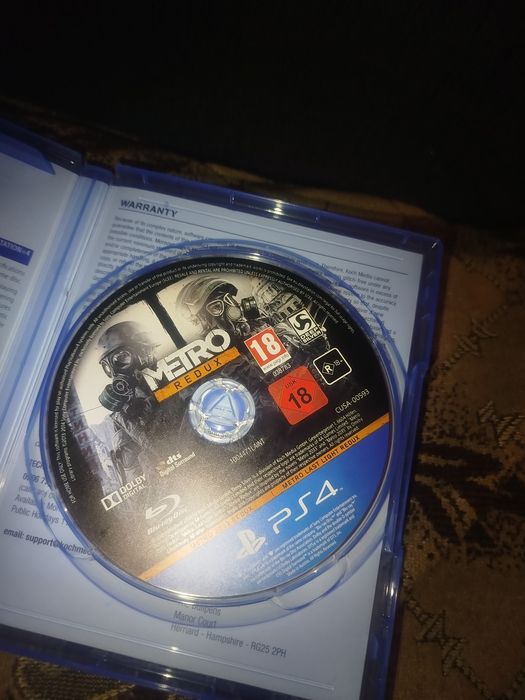 Продам игру метро на РС4, 5