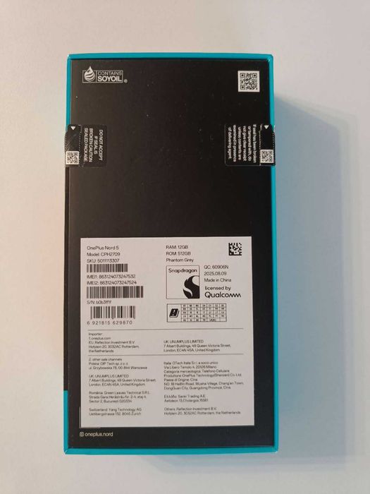 512GB OnePlus Nord 5 5G 12GB RAM