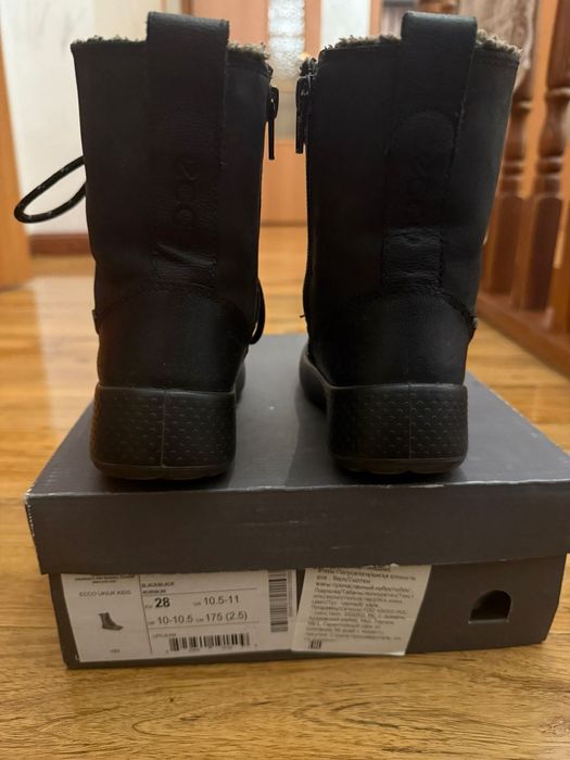 Ecco зимние сапоги на девочек
