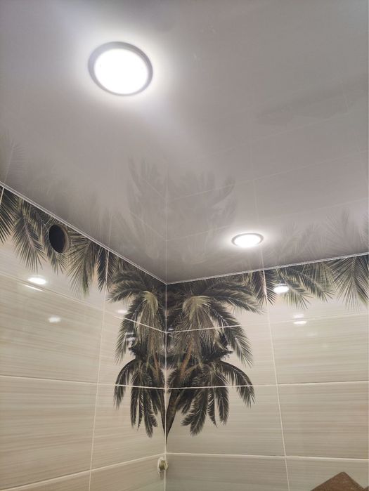 установка натяжных потолков