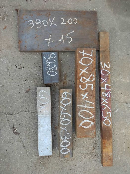 Bara otel, fonta, fier, aluminiu, bronz, alama, plastic