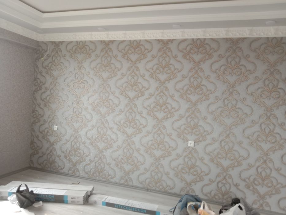 Обой ёпиштир,поклейка обоев