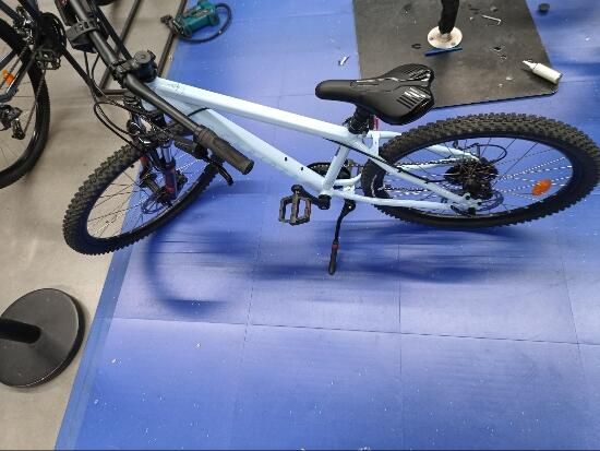 Bicicletă Mtb 24" Expl 900 Albastru Copii - produs resigilat Decathlon