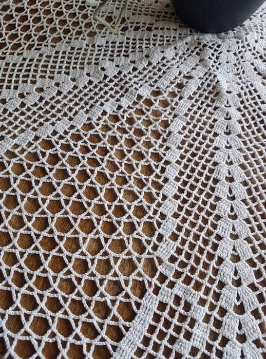 Ръчно плетена покривка