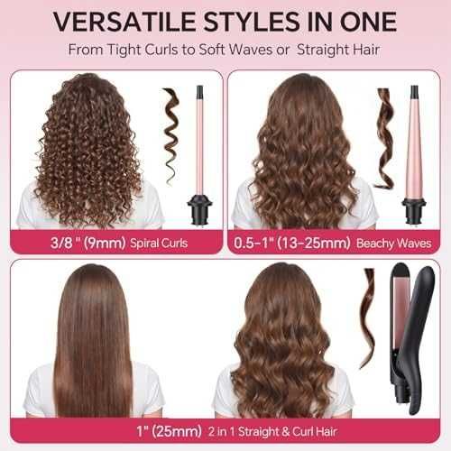 Нова Маша коса 3 в 1 преса къдрици вълни 14 температури жени прическа