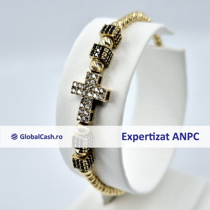 Bratara din aur de 14k cu snur, 6.01g | GlobalCash.ro #LU28102