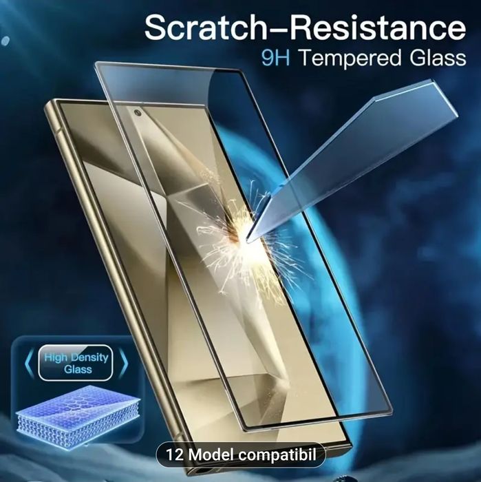 Folie sticla protectie display / ecran  tempered  Samsung  S25 Ultra