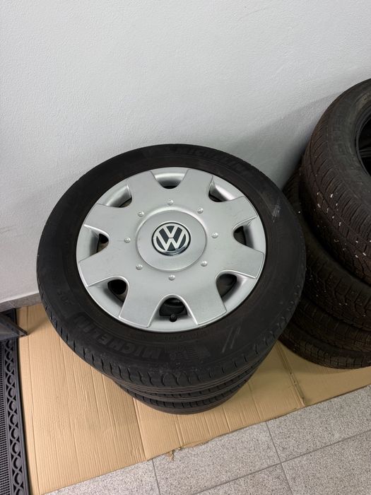 Jante roti Vw Volkswagen R16 205 55 16 Michelin 5x112 6J ET50 Caddy Touran Golf Passat Audi A3 Audi A4 Octavia Skoda Yeti Seat Exeo Leon Altea