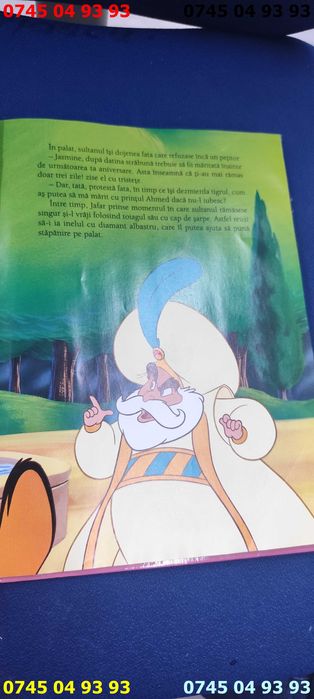 carte carti aladin Disney semne de uzura fara cd