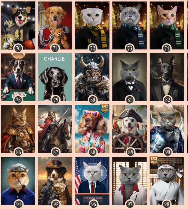 Portret Personalizat - Animal de Companie