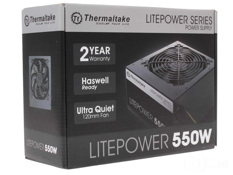 - Блок питания Thermaltake Litepower 550W (LTP-0550P-2 / LTP-0550C-F)