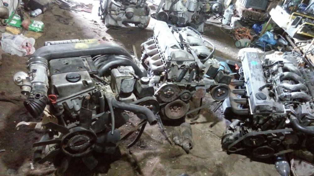 Двигатель дизель ОМ604 на мерседес.