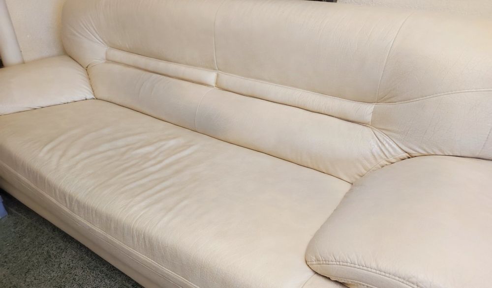 Кожен комплект диван и фотьойл модел Линкълн