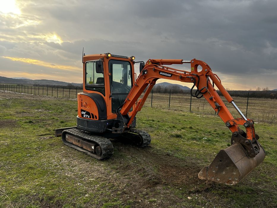 Miniexcavator Doosan DX 27 Z 2,7 t 2013 Takeuchi Jcb Kubota Yanmar
