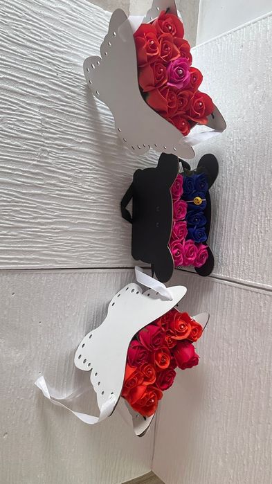 Aranjament cu flori de sapun