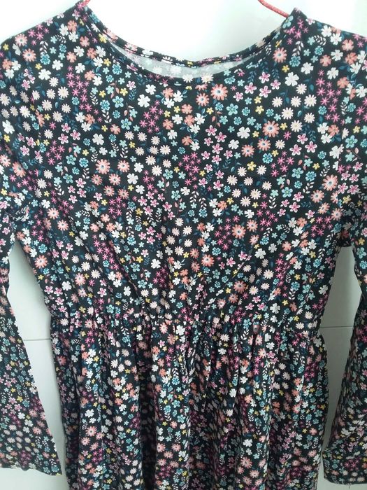 Детска цветна рокличка, ръст 128, 100% памук