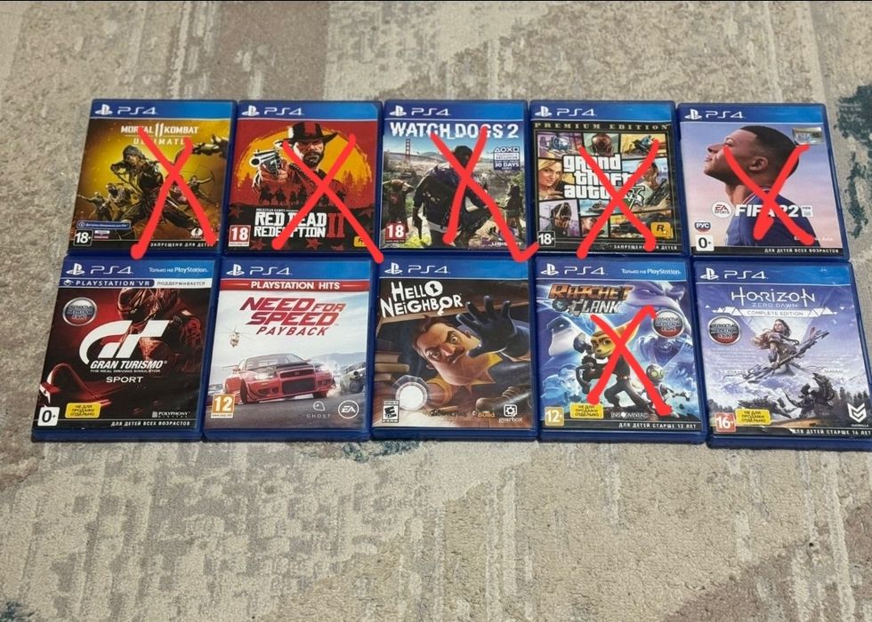 Диски для пс4 игры