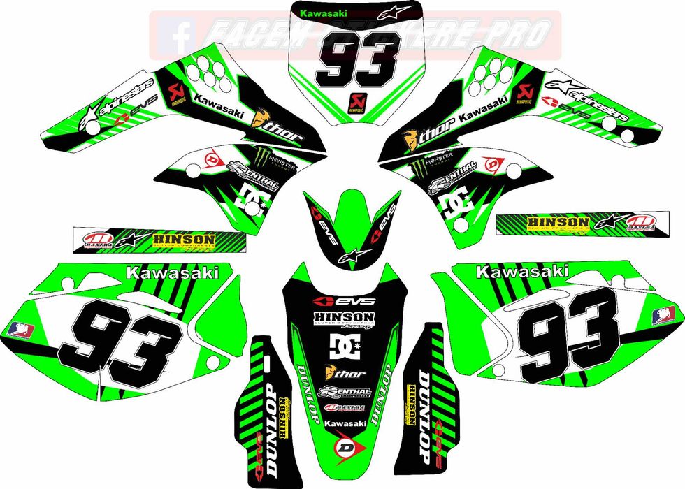Stickere Grafice Enduro Cross atv ktm husqvarna honda Yamaha copii
