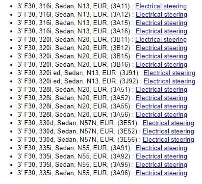 BMW Електрическа рейка