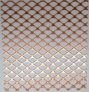 Cupru tabla perforata design