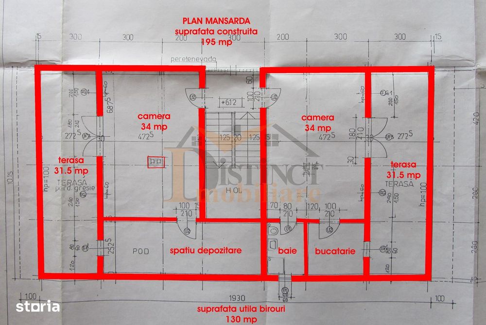 Imobil versatil, 520 mp utili, pretabil clinica, zona Garii-Centru