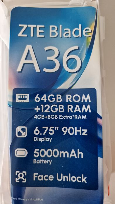 Продам смартфон ZTE Blade A 36