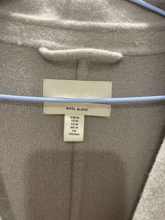 Пальто H&M из шерсти
