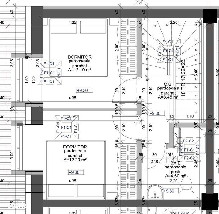 Ap 3 camere, 2 bai, parcare inclusa - Turnisor — fotografia 3