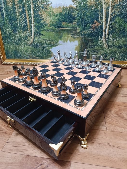 Шахматы металлические премиум класса